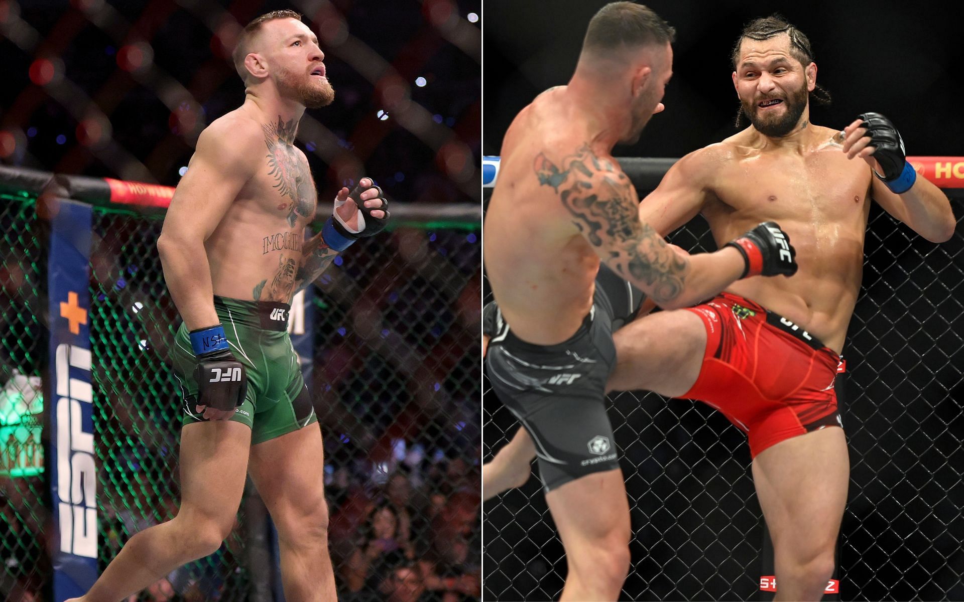 Conor McGregor (left) Jorge Masvidal (right)
