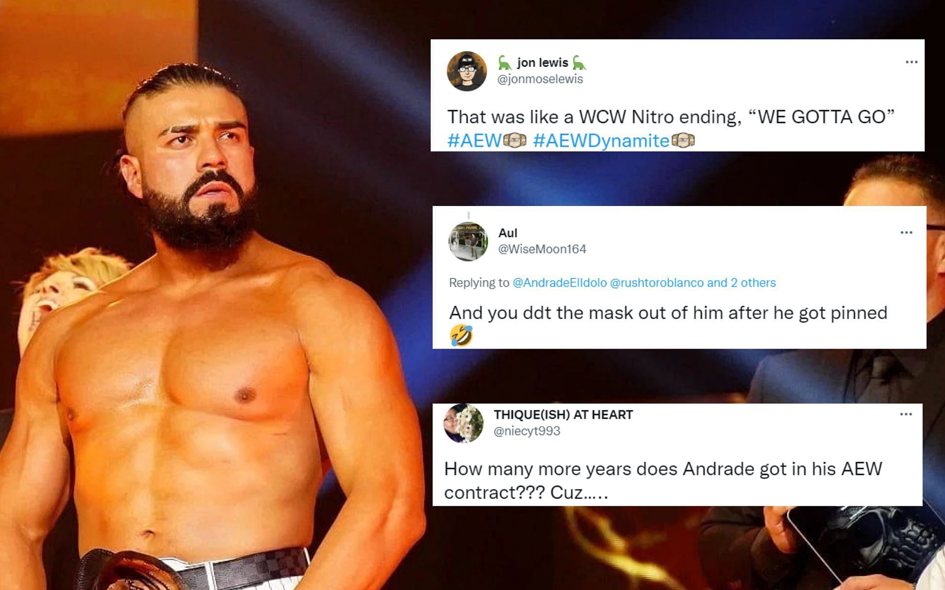 Andrade debuted on All Elite Wrestling in June 2021