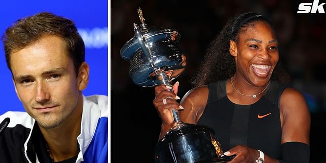 "Serena Williams has this legendary energy around her, which I guess is not easy to live with; I'm sure in 100 years we're still going to talk about her" - Daniil Medvedev