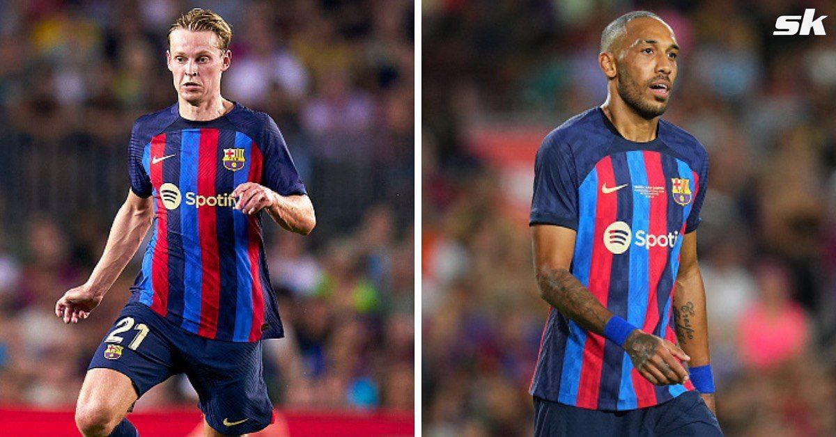 De Jong and Aubameyang are on Barcelona&#039;s seven-man transfer shortlist