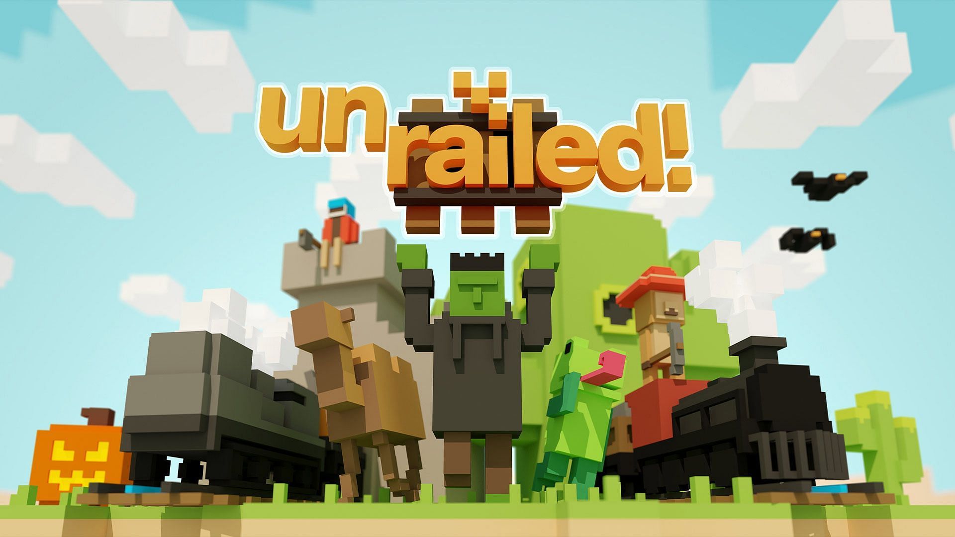 Unrailed will be free for one whole week (Image via Daedalic)