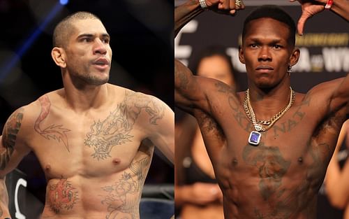 Alex Pereira (left) and Israel Adesanya (right) (Images via Getty)