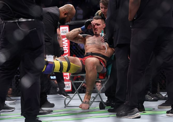 Tom Aspinall details the injuries he suffered to his knee at UFC London before heading into surgery