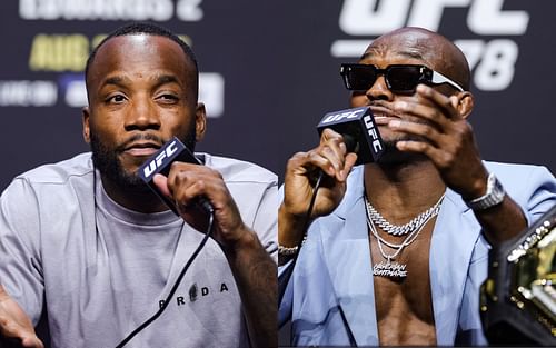 Leon Edwards (left); Kamaru Usman (right)