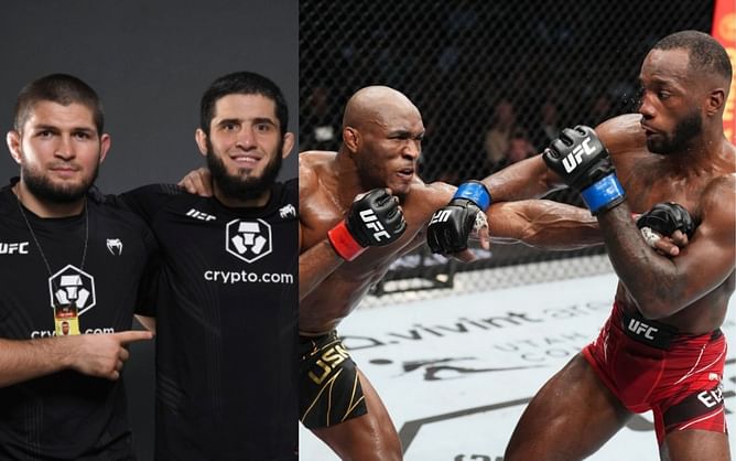 "Khabib is smarter than Islam, that is for sure" - Fans unhappy after Islam Makhachev writes off "lucky" Leon Edwards in a trilogy fight against Kamaru Usman