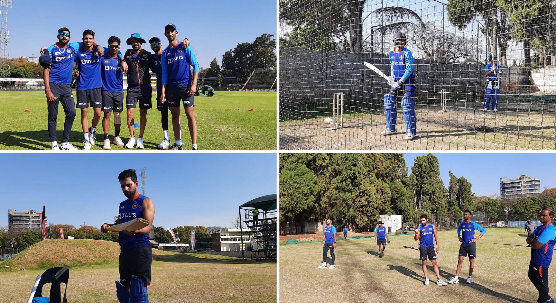 The Men in Blue gearing up for the ODI series. [Pic credits: BCCI]