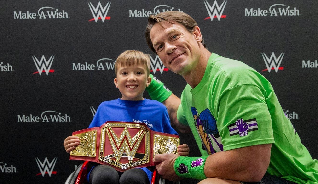 Cena has granted more wishes than any other celebrity.