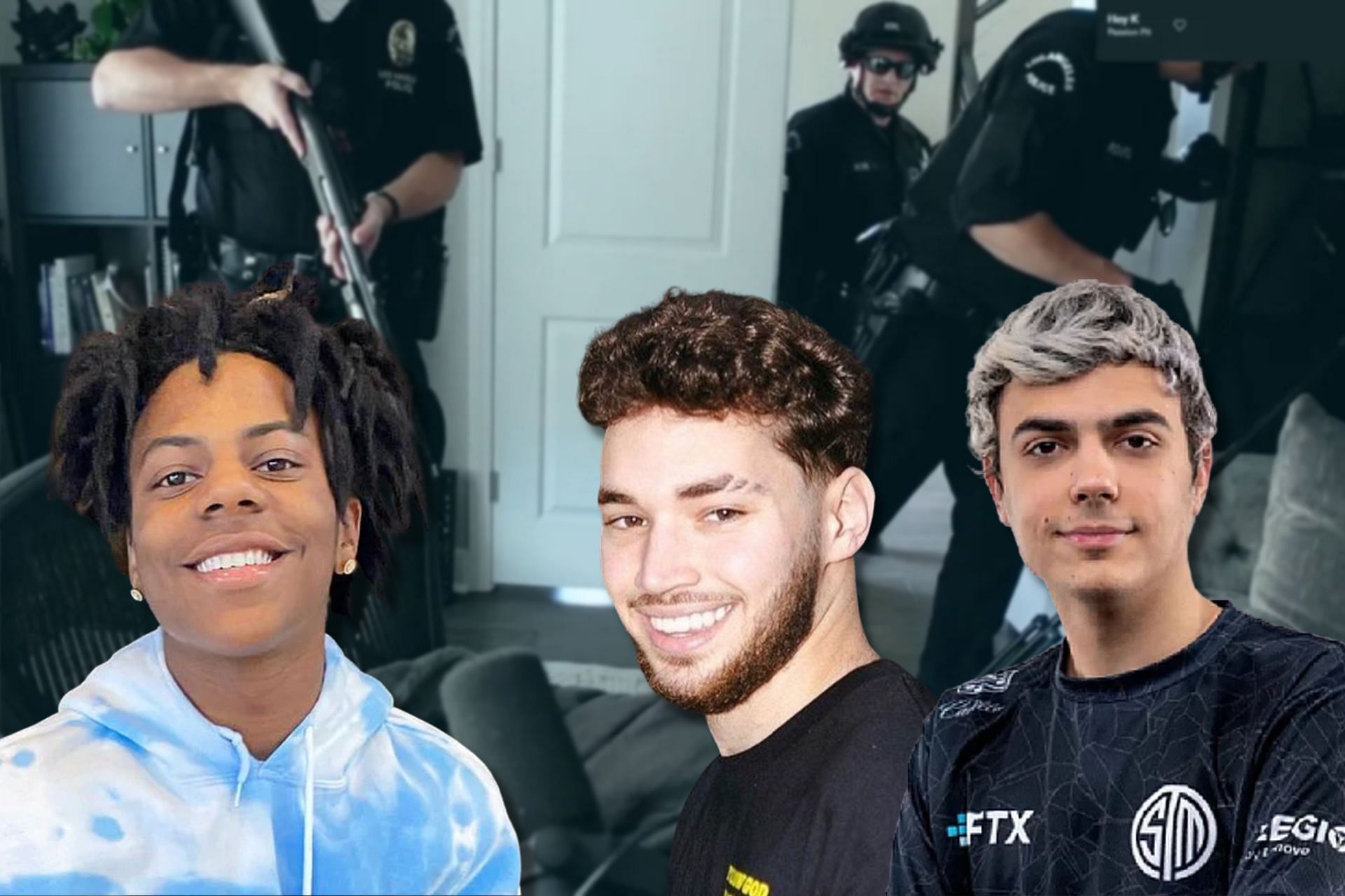 5 Twitch streamers who were swatted in front of viewers (Image via Sportskeeda)