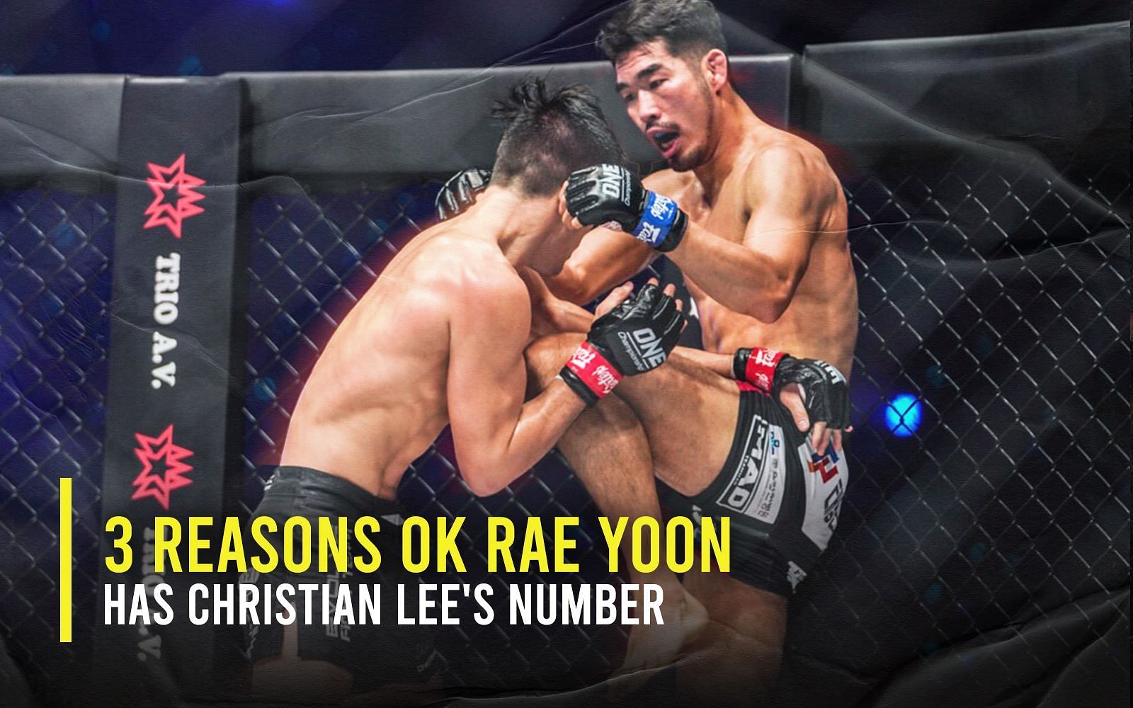 The three reasons why Ok Rae Yoon has Christian Lee&#039;s number. [Photo ONE Championship]