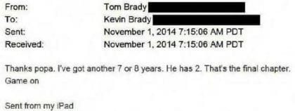 Tom Brady's leaked emails from deflategate scandal reveals how
