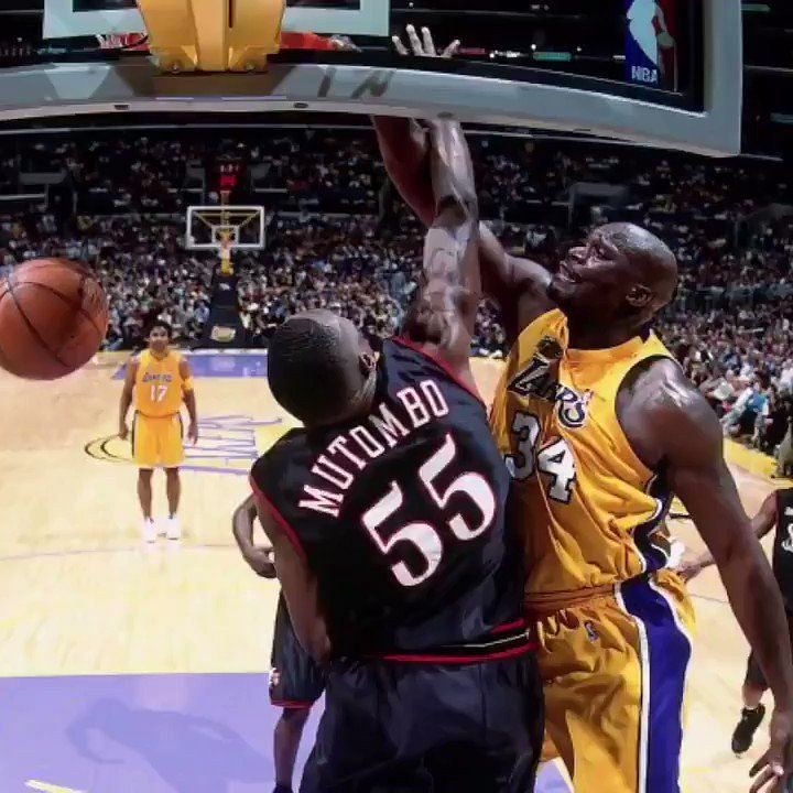 Play Me Like A Man - Shaquille O'Neal Viciously Called Out Dikembe Mutombo  During The 2001 NBA Finals, Fadeaway World