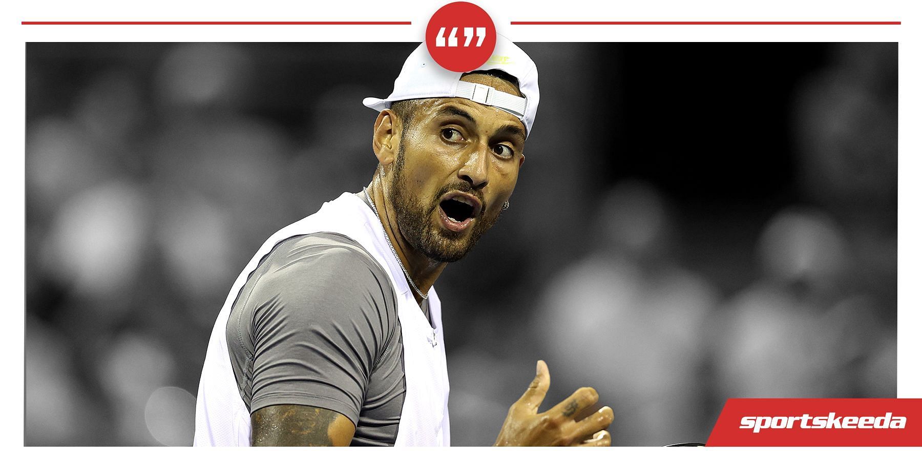 Nick Kyrgios is through to the Citi Open quarterfinals.