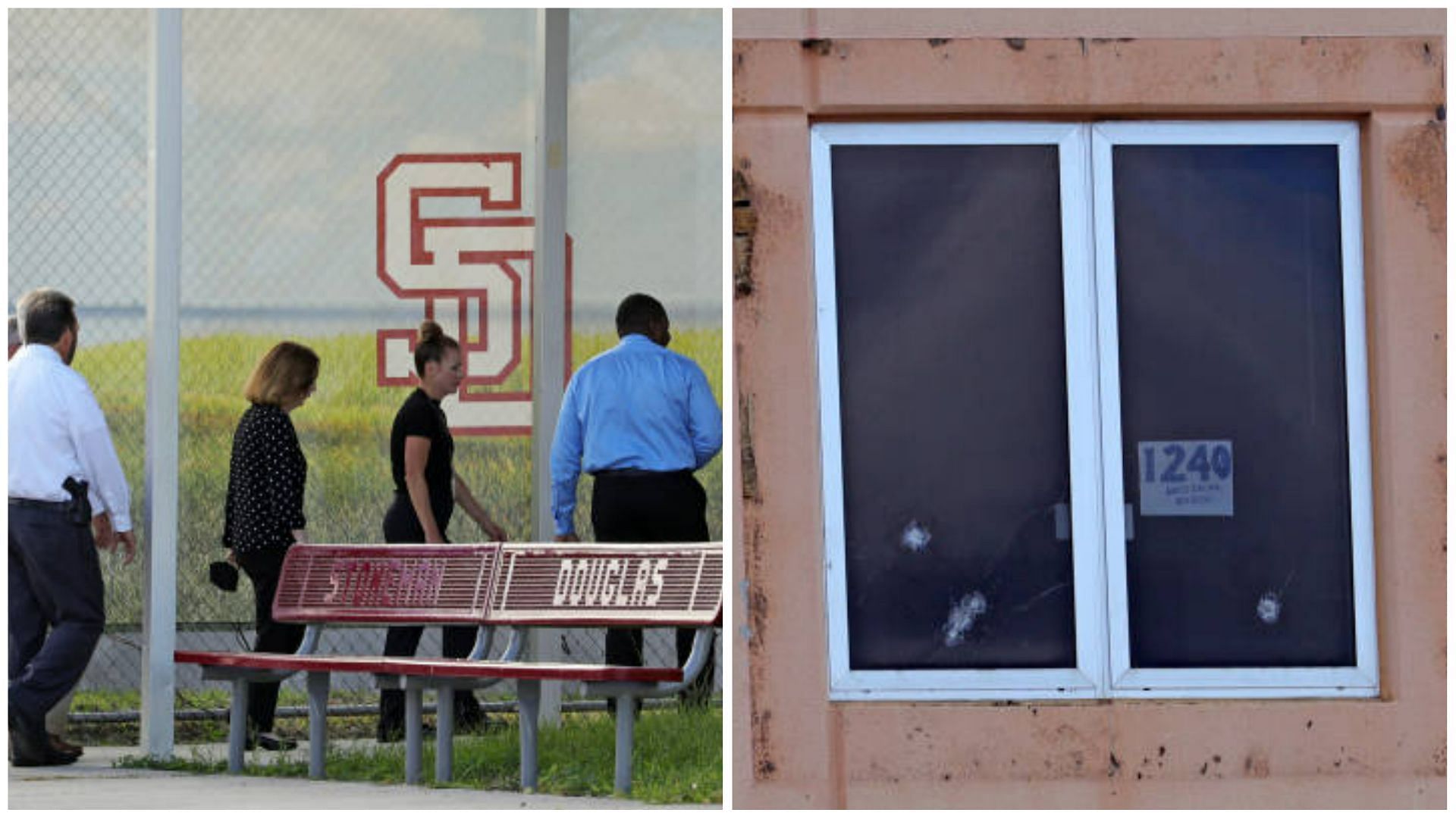 Jurors visit site of the shooting as part of the trial (Image via Getty Images)