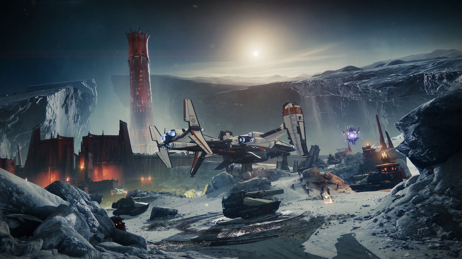 The Moon in Destiny 2 (Image via Bungie)