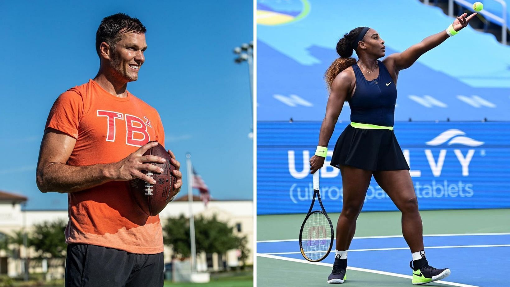 Serena Williams and Tom Brady compared by fans