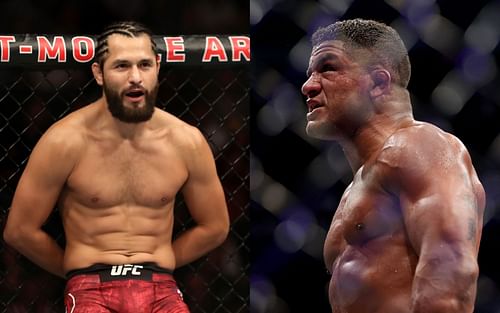 Jorge Masvidal (left), Gilbert Burns (right)