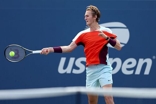 Sebastian Korda in action