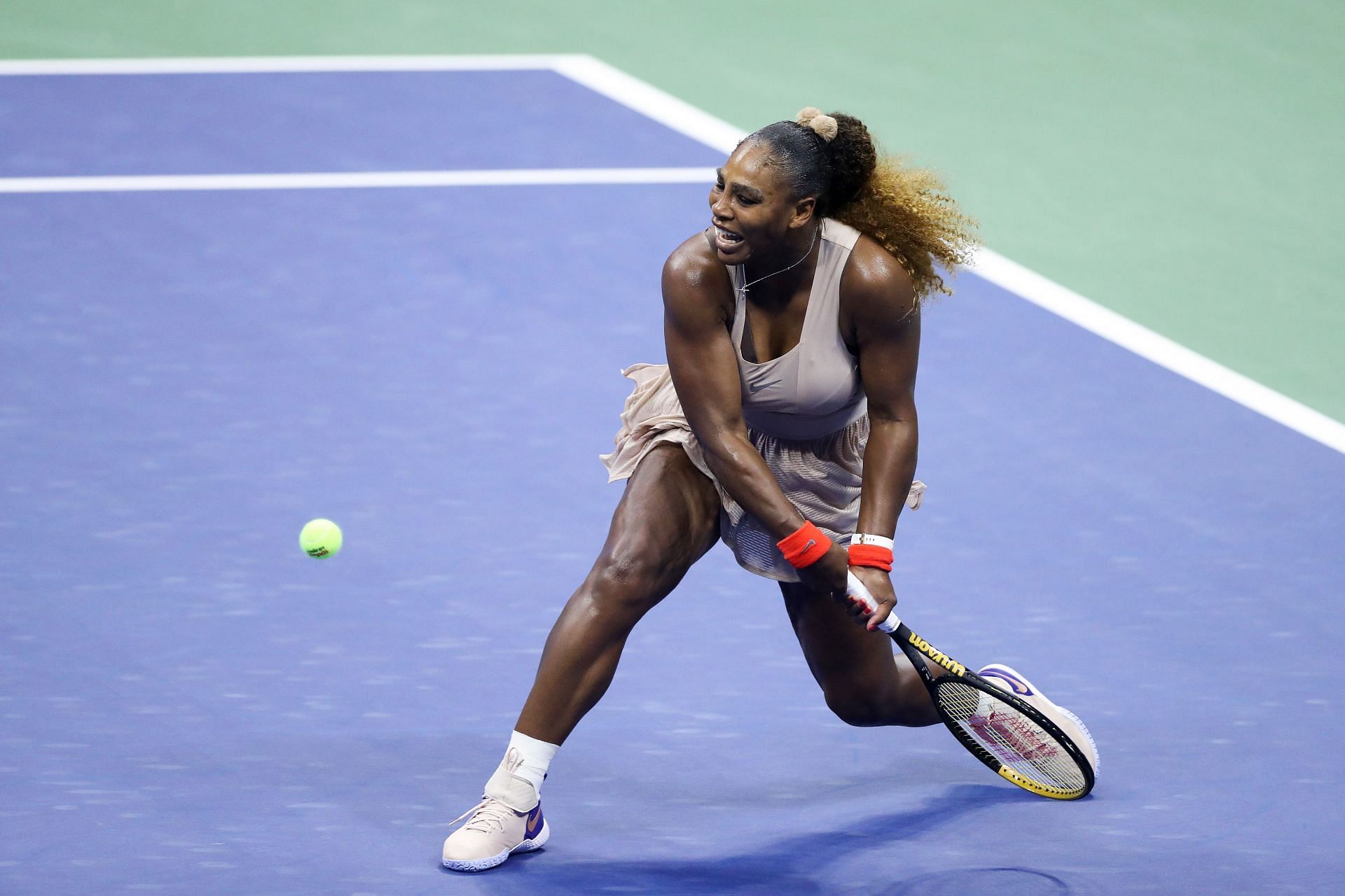 Serena Williams in action at the 2020 US Open