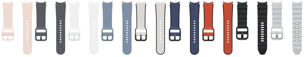 The Samsung Watch 5 straps (Image via 91 Mobiles)