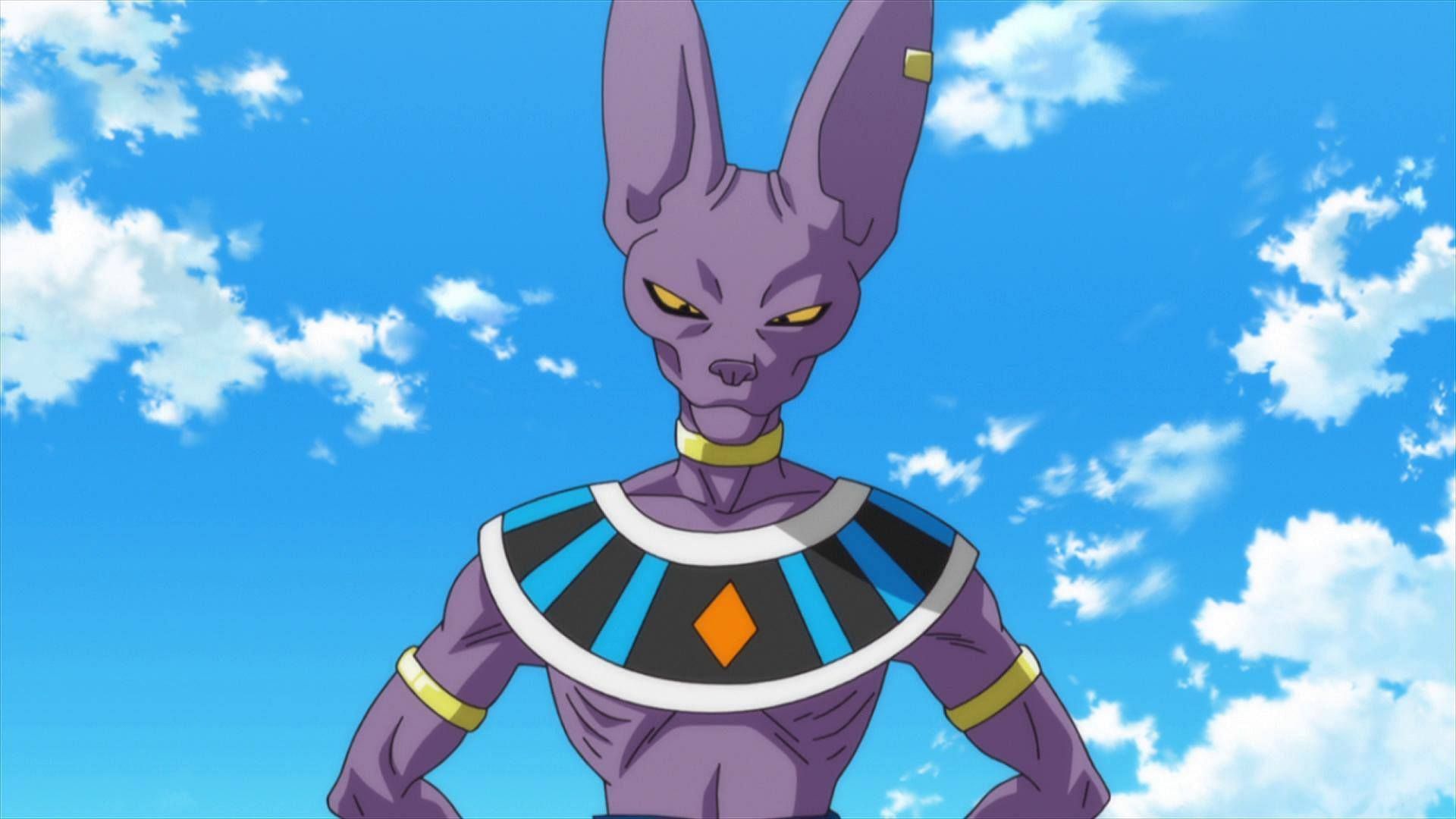 Beerus as seen in the show (Image via Toei Animation)
