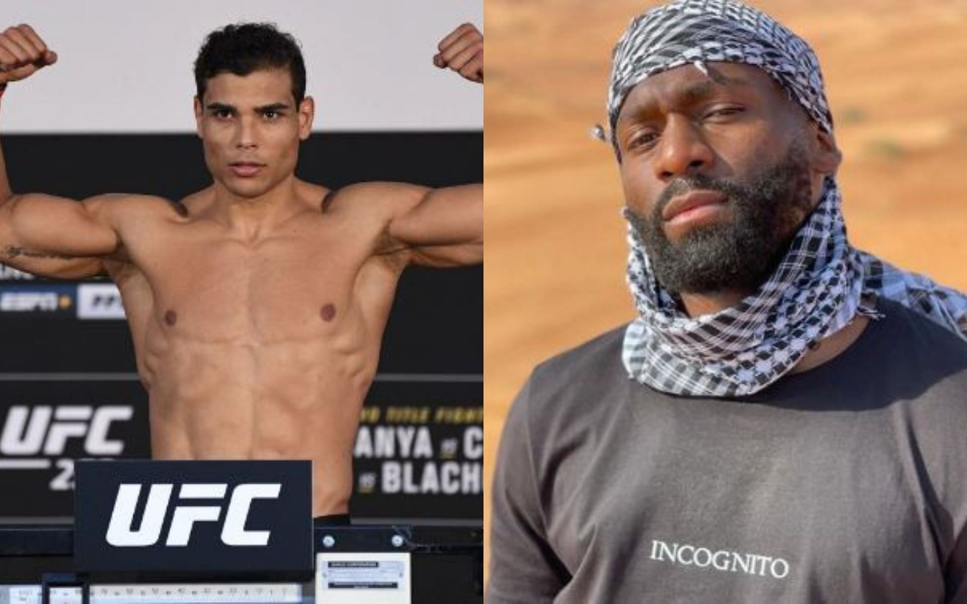 Paulo Costa (left) and Cedric Doumbe (right) [Image credits: Getty and Instagram @cedricdoumbe]