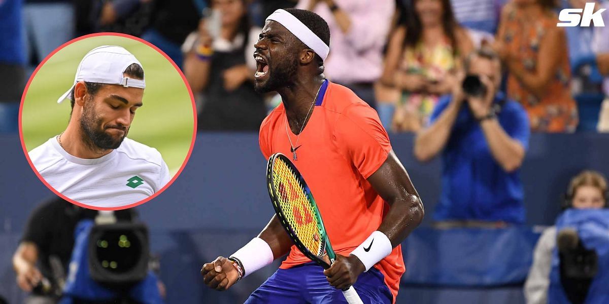 Frances Tiafoe pulled off a huge upset over Matteo Berrettini in the first round in Cincinnati