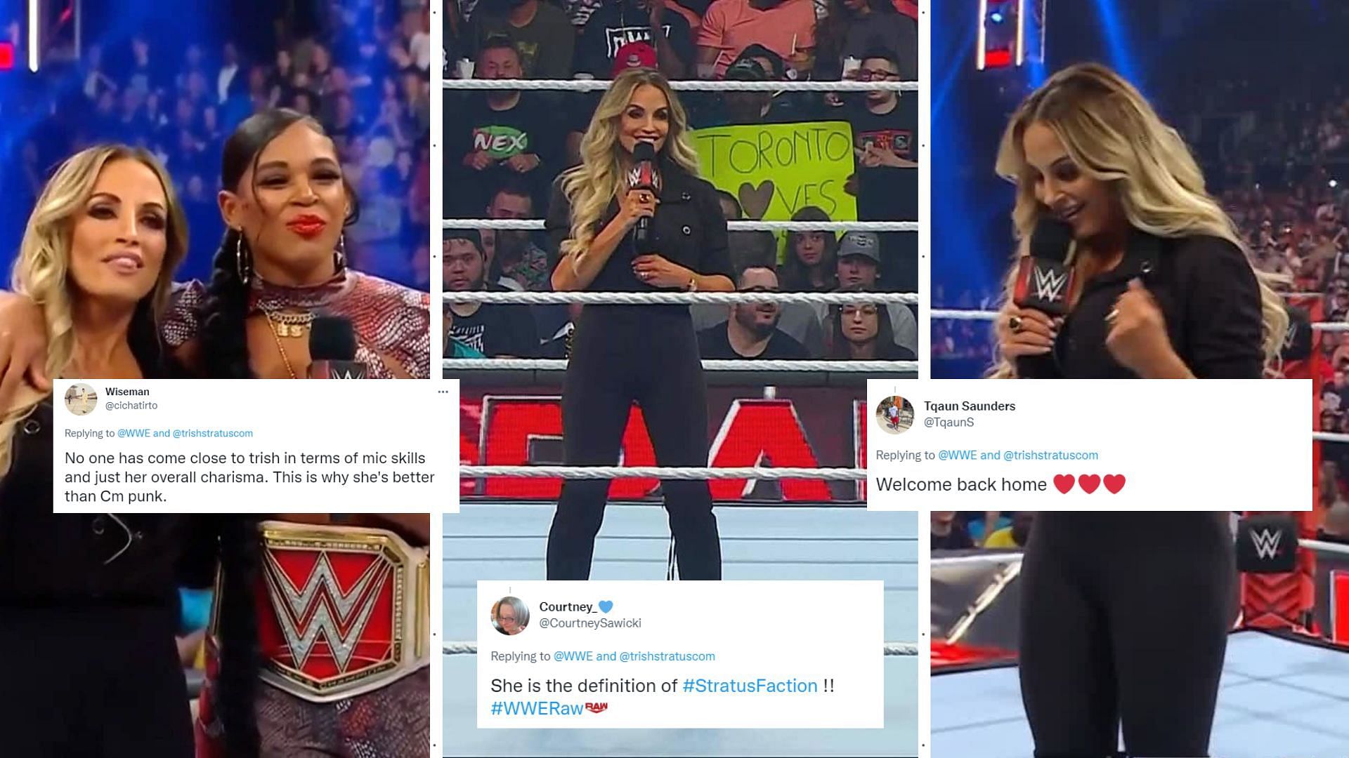 WWE Hall of Famer Trish Stratus returns to RAW for the first time in 3 years