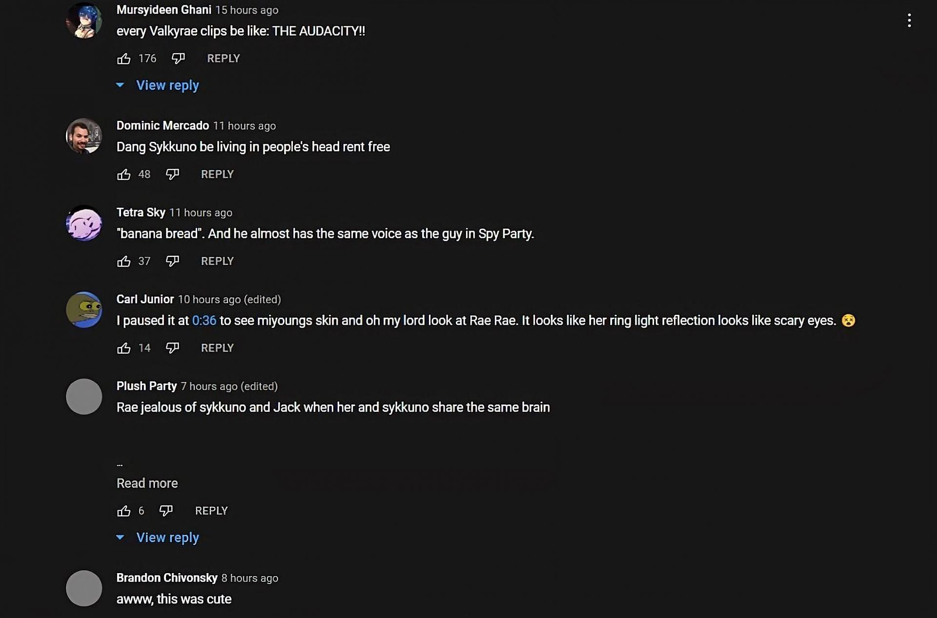 YouTube comments about Rae&#039;s jealousy (Image via OTV POG/YouTube)