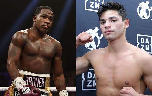 Adrien Broner (left) and Ryan Garcia (right)