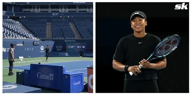 Watch: Naomi Osaka practices in Toronto ahead of Canadian Open opener