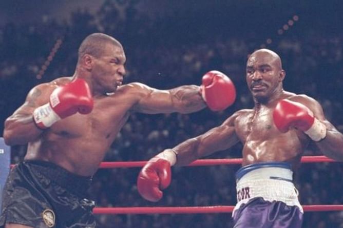 Where did Evander Holyfied's piece of ear go that Mike Tyson bite off in 1997?