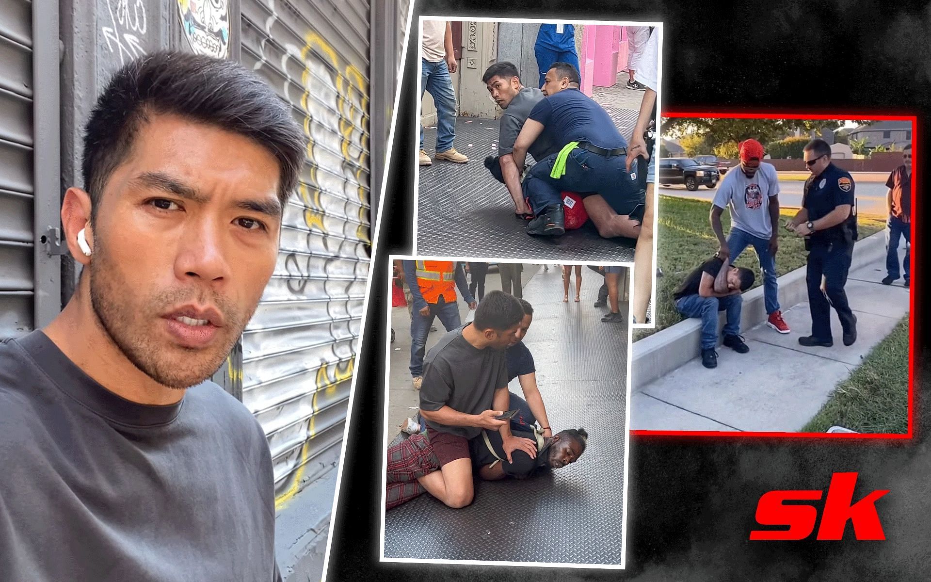 Fans hail MMA fighter Ro Malabanan for stopping an attacker in NYC [Photo credit: mmajunkie on YouTube]