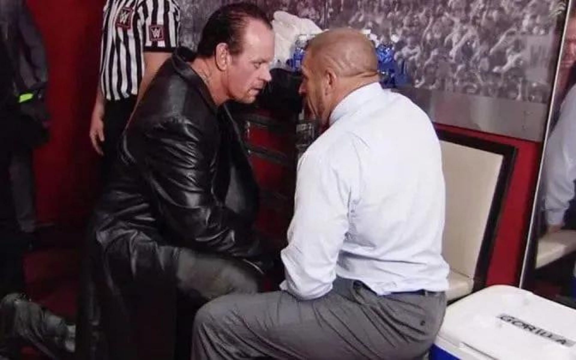 WWE legends, The Undertaker and Triple H