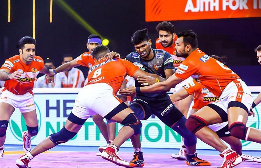 PKL 9 में क्या पहली बार चैंपियन बनेगी गुजरात जायंट्स की टीम? (Photo: Pro Kabaddi League)