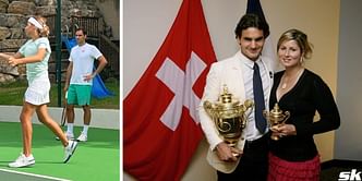 "It’s been a fun summer" - Roger Federer's wife seen practicing with the Swiss maestro