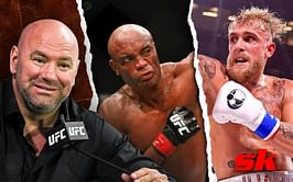"He's got a real fight on his hands" - Dana White reacts to rumors of Jake Paul vs. Anderson Silva