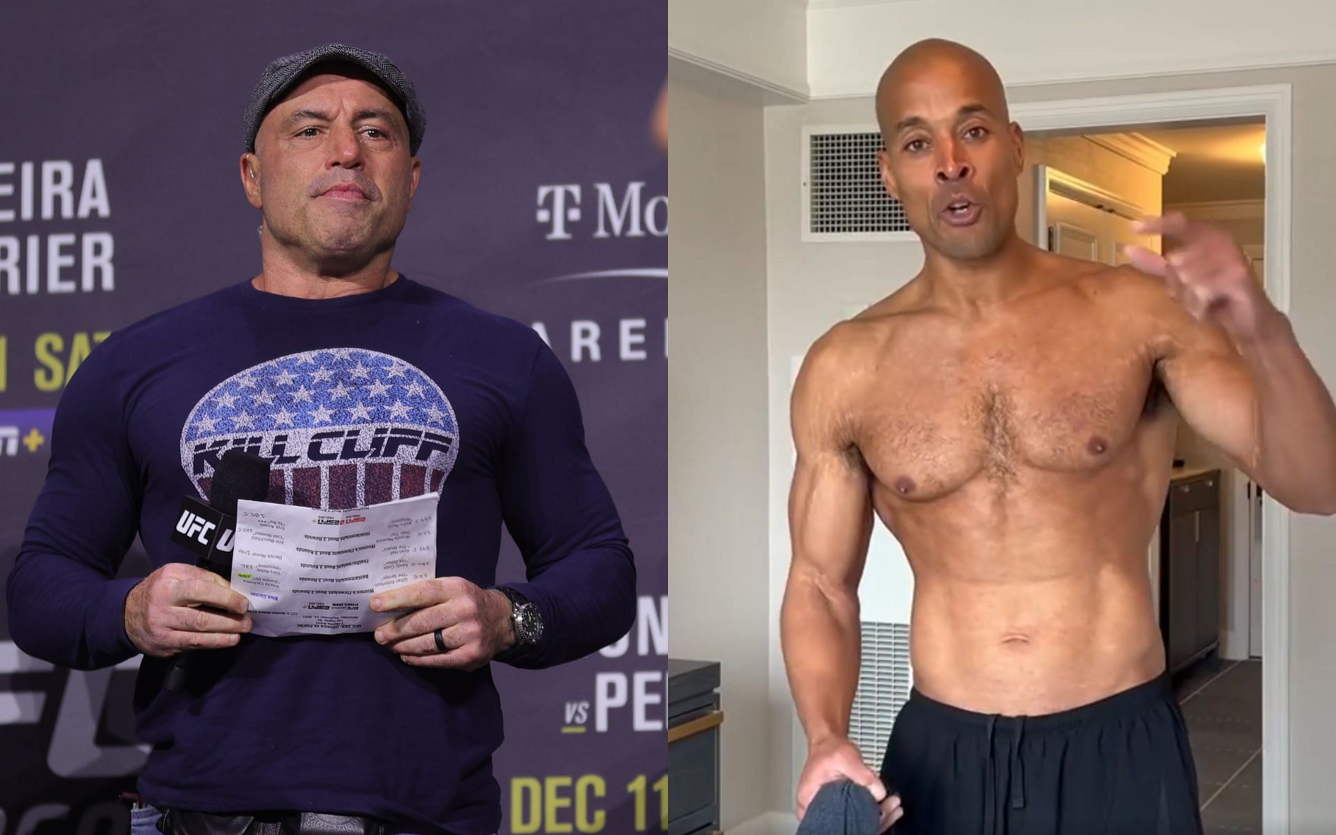 When Joe Rogan read out hilarious profanity-filled birthday message from David  Goggins