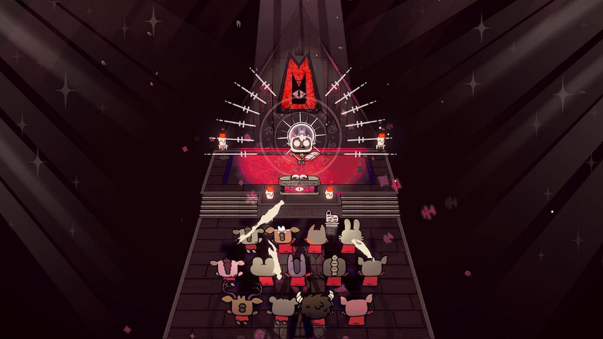 Cult of the Lamb lets you command and care for your devoted followers