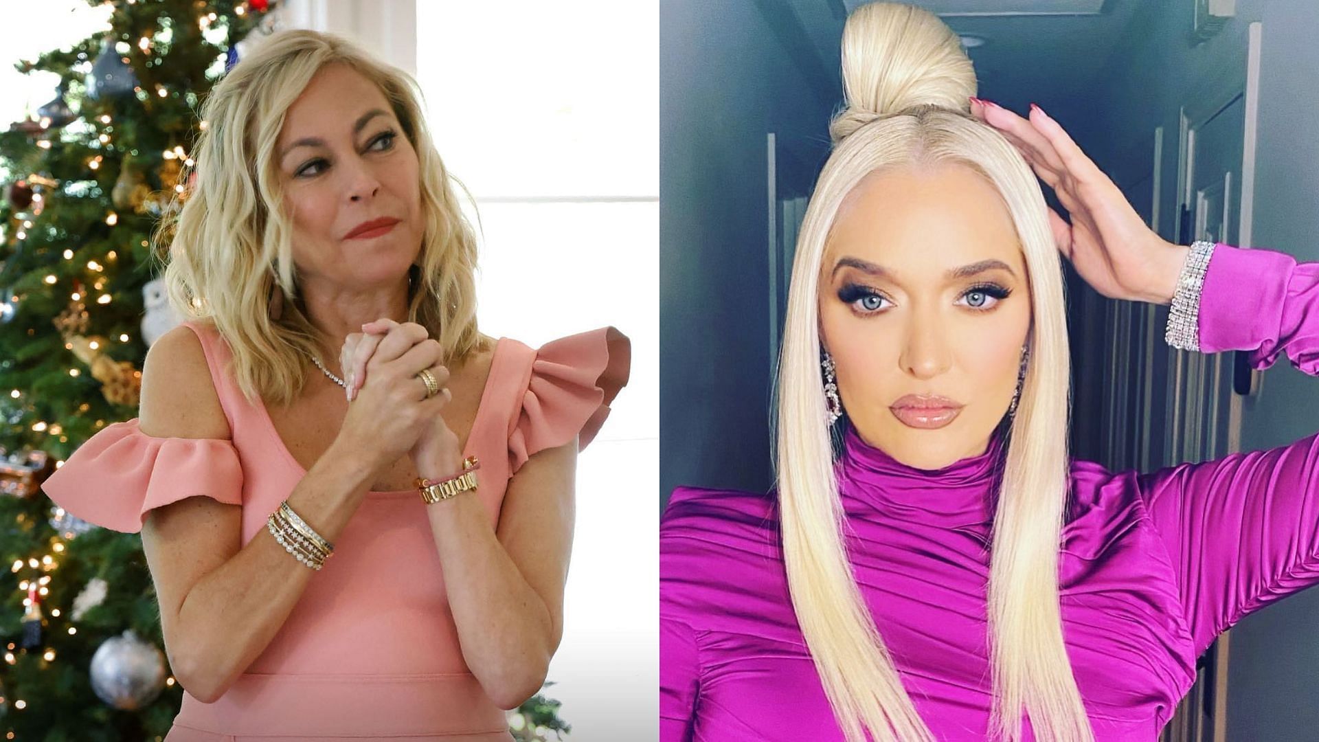 Sutton Stracke and Erika Jayne from RHOBH (Image via suttonstracke and theprettymess/Instagram)