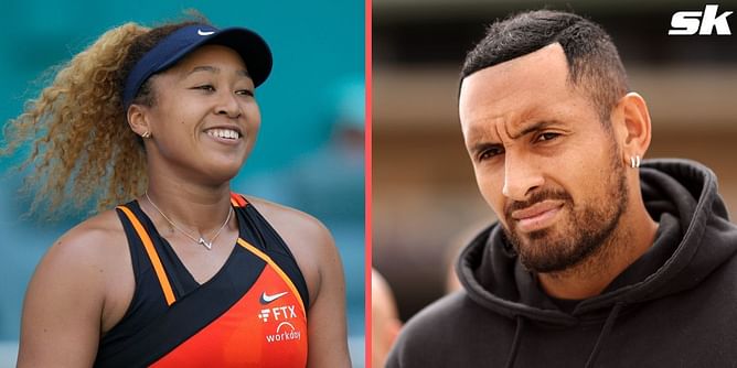 "I think men around my age really struggle to open up; Naomi Osaka helped me a lot with that" - Nick Kyrgios