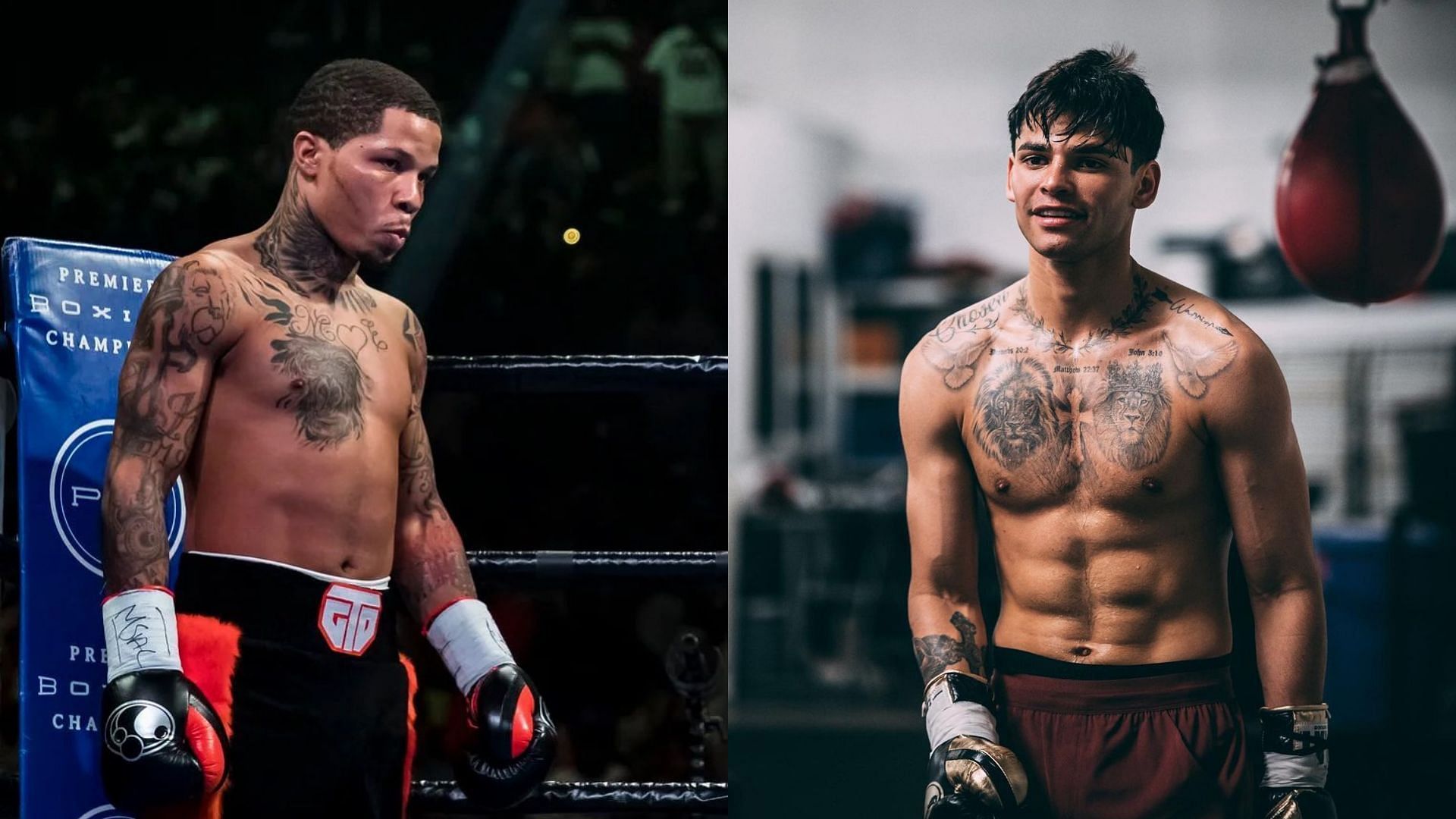 Ryan Garcia (L) and Gervonta Davis (R) [ Image credits: @kingryan and @gervontaa /Instagram ]