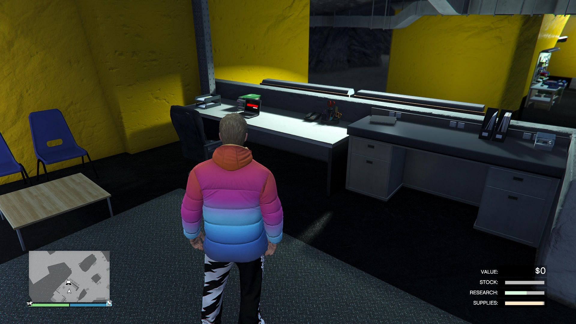 gta online how does bunker research work