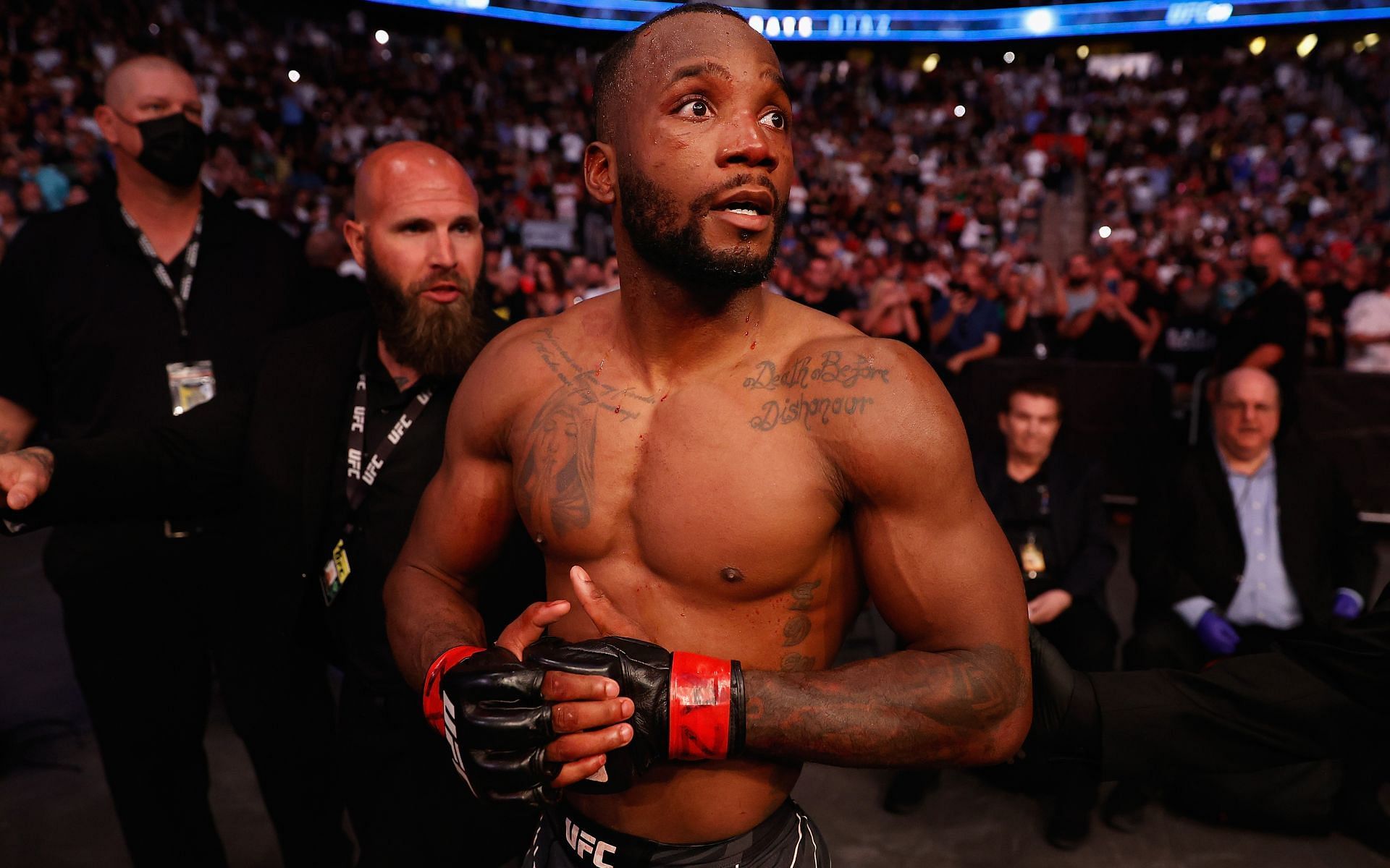 Leon Edwards following his UFC 263 victory over Nate Diaz