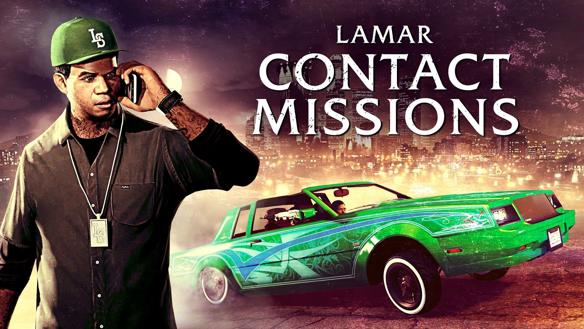 A list of five best Lamar Contact Missions in GTA Online, rewarding players 4x cash this week (Image via Rockstar Games)