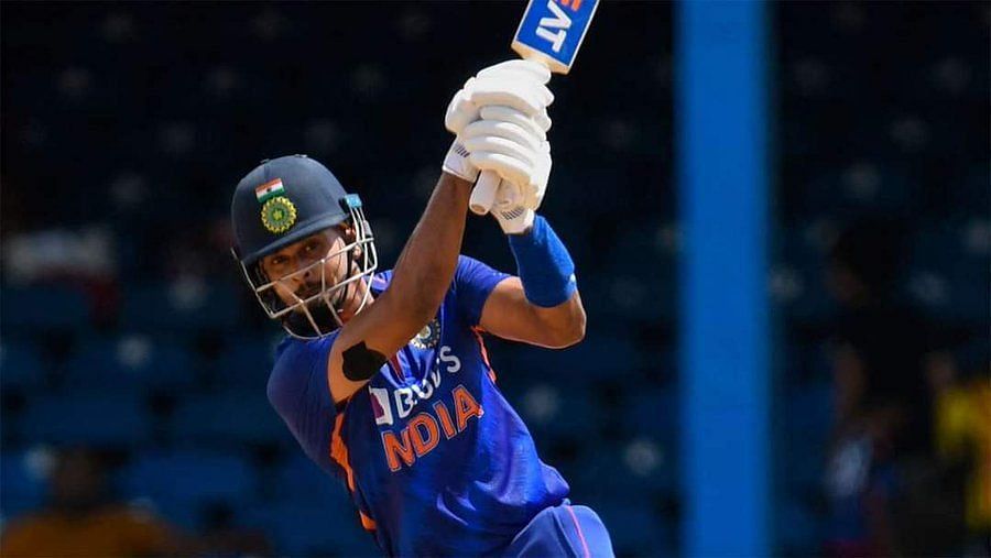 Shreyas Iyer scored a half-century in the final T20I against the West Indies
