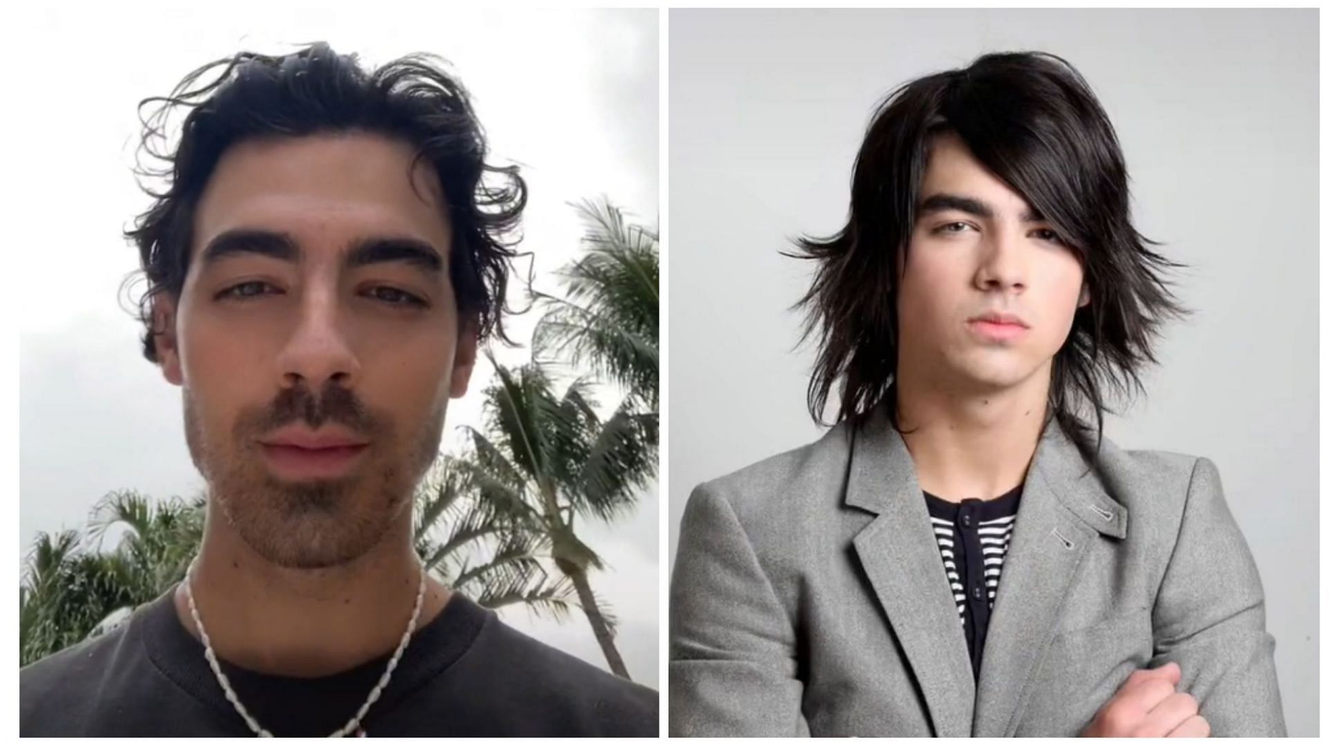 Joe Jonas took part in the &quot;teenage dirtbag&quot; trend (Image via @joejonas/TikTok)