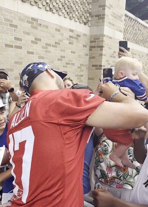 Why NFL star Josh Allen snubs adults who ask for autographs