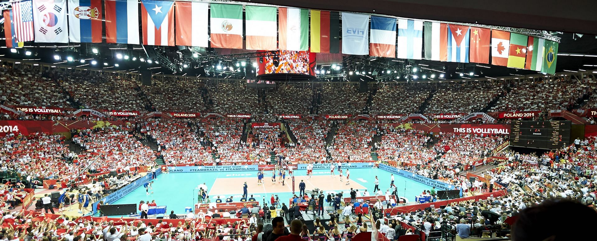 KATOWICE, POLAND - Poland Vs Mexico At Volleyball World