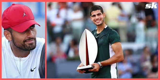 Nick Kyrgios picks Carlos Alcaraz to win US Open 2022
