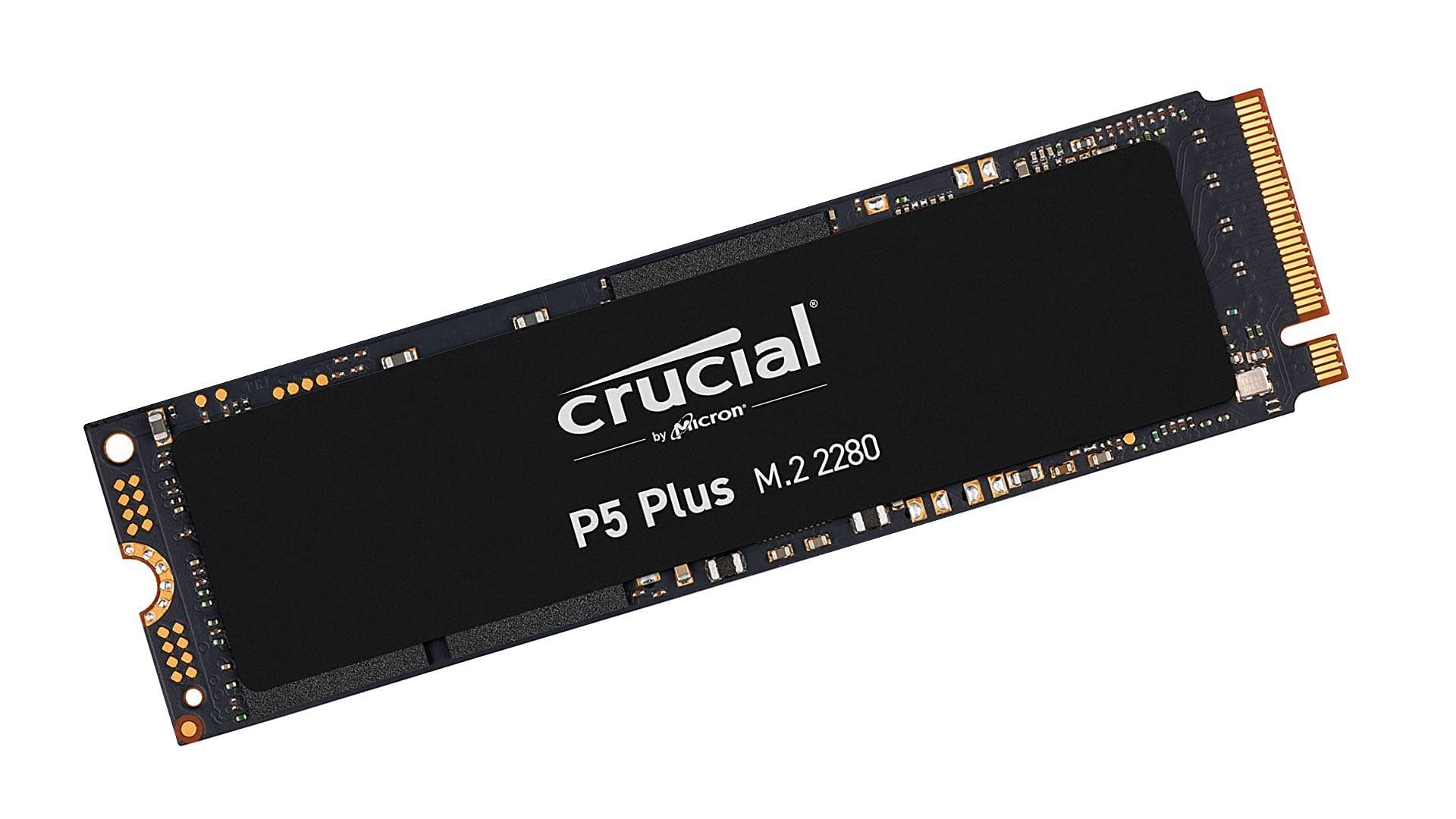 The Crucial P5 Plus NVMe SSD (Image via Crucial)